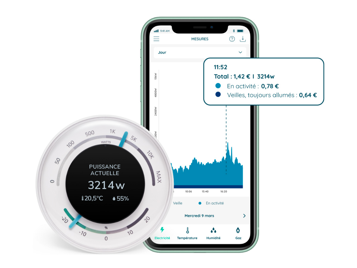 Votre consommation précise en instantané