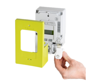 branchement de la clé Linky sur le compteur